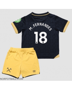 Billige Fotballdrakt West Ham United Mateus Fernandes #18 Replika Tredjedraktsett Barn 2025-26 Kortermet (med bukser)